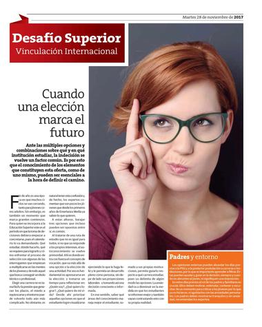 Desafío Superior Vinculación Internacional