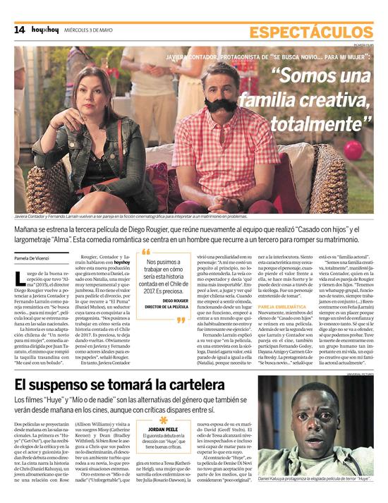 Página 14  - HoyxHoy, el diario que no tiene precio - Santiago,  Chile 