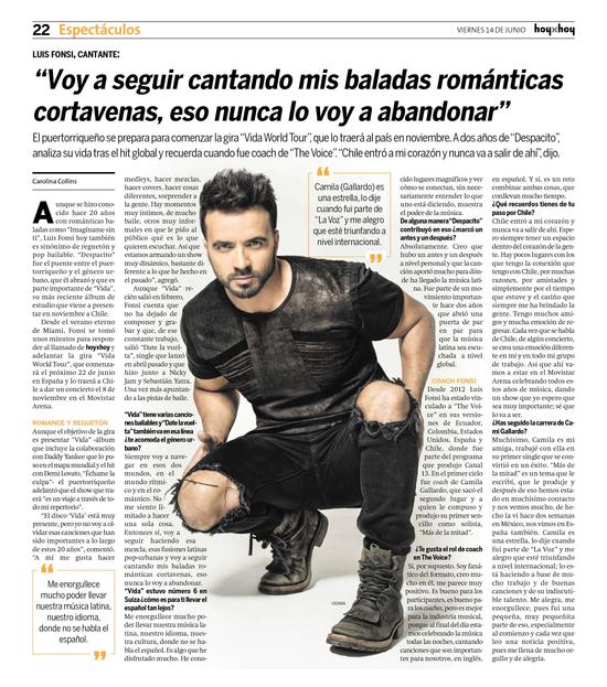 Pagina 22 Hoyxhoy Cl Hoyxhoy El Diario Que No Tiene Precio Santiago Chile 14 06 2019