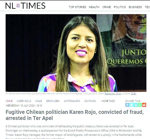 agencia uno, captura de pantalla y poder judicial